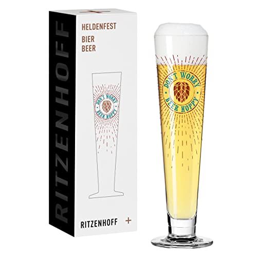 Ritzenhoff HELDENFEST bierglas #12 - 385 ml - Rebecca Buss