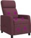vidaXL Relaxstoel Paars Stof