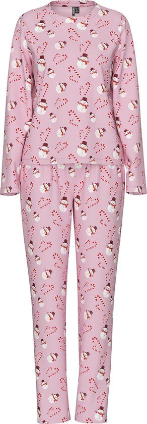Pcnaya PIECES - PCNAYA XMAS LS NIGHTWEAR SET JRS - Rood - Lange mouw - Kinderen - Maat XL