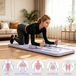 Elzusha - Planche de Pilates multifonctionnelle pliable avec technologie de rebond automatique