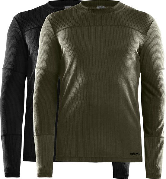 Craft CORE 2-pack Baselayer Thermoshirts Heren - Zwart - Maat M