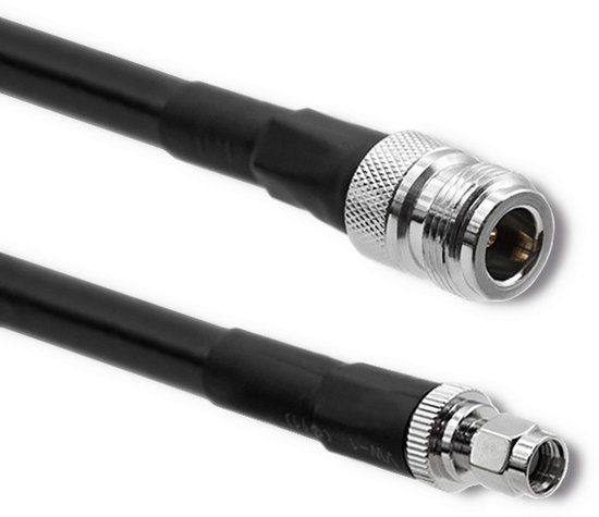 Qoltec - Kabel Coaxiaal - N vrouwelijk - RP-SMA mannelijk - 5m