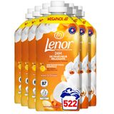 Lenor 6x Wasverzachter Amber & Orchidee 87 Wasbeurten 1872 ml
