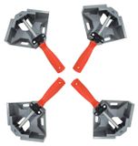 Solidchoice - Set van 4 Aluminium Hoekspanners voor Houtbewerking en Engineering