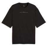 PUMA Graphics Boxy Foil T-shirt voor Heren, Zwart, Maat XL