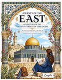 Journey of the East: Adventures in the Ancient Streets of Jerusalem – An Adult Coloring Book: 100 Pages of Islamic Architecture and Oriental Patterns for Relaxation and Mindfulness