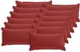 vidaXL Kussensloop 12 stuks Wijnrood 40 x 80 cm Polyester