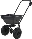 vidaXL Strooiwagen duwmodel 15 L 80x46x75 cm PVC en staal