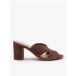 Ryłko mules à talon en suède pour femmes
