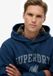 Superdry Oversized Vintage Athletic Hoodie Heren Insignia Blue L