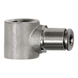 L-ring, RIEGLER L-ring, G 3/8, voor buitenslang Ø 12 mm, werkdruk max. 15 bar, roestvrij staal 1.4404