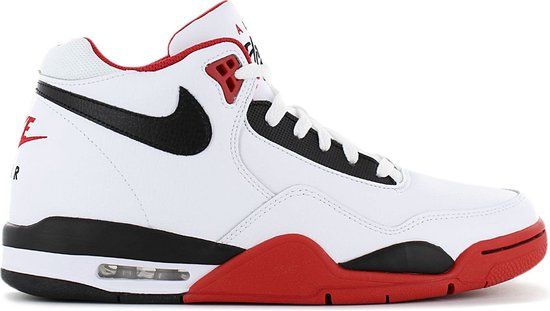 Nike Air Flight Legacy - Men's Basketball Sneakers Leather White BQ4212-100 - Size EU 42.5 US 9