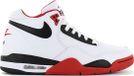 Nike Air Flight Legacy - Men's Basketball Sneakers Leather White BQ4212-100 - Size EU 42.5 US 9