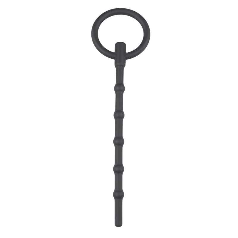 Sinner Gear Lange Holle Dilator Met Grote Trekring - Zwart