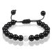 Memphis Kralen armband Zwart verstelbaar Onyx Howliet 8mm