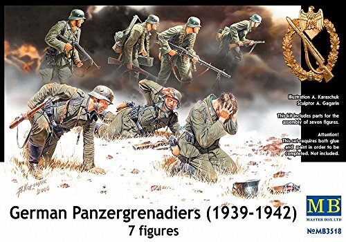 Master Box Ltd. Masterbox MB3518 - 1/35 Duitse pantsergranadier, figuurset