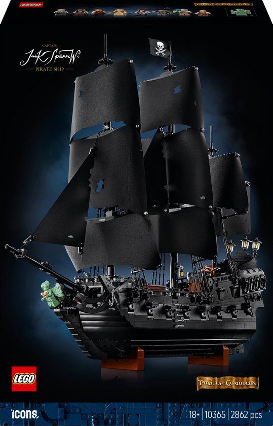 LEGO® Icons Pirates of the Caribbean - Het Piratenschip van Kapitein Jack Sparrow - 10365