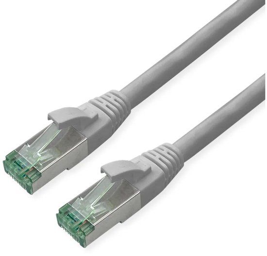 ROLINE Recycled Material 21.45.3200 netwerkkabel Grijs 0,5 m Cat6a S/FTP