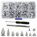 Jeu de rivets, 354 pièces, avec outils, coupe-pointes pour cuir