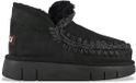 Mou Eskimo Bounce Sneaker Laarzen - Suède - Dames - Zwart - Maat 39