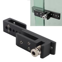 Porte de douche sans cadre en acier inoxydable pour verre