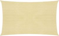 vidaXL Zonnezeil 160 g/m² 2x4,5 m HDPE Beige