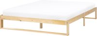 Beliani TALAIRAN - Bed - Lichtbruin - 160 x 200 cm - Dennenhout