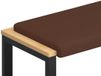 vidaXL Bankkussen Kunstleer Bruin 60 cm