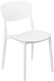 5 Five Simply Smart Stapelbare stoel Plasta wit