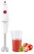 Merkloos Staafmixer - 350 W - 1 snelheid - Met spatbescherming - Wit