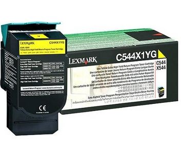 Lexmark C544/C546/X544/X546 - Gele tonercartridge - 4K pagina's