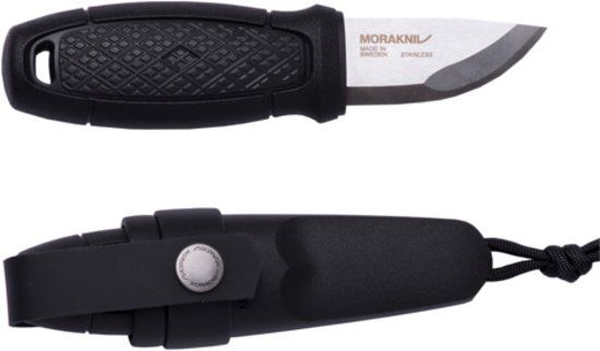 Mora survivalmes Eldris Neck-knife Sandvik staal - zwart