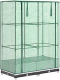 vidaXL Plantenbak verhoogd met kashoes 80x40x123 cm rattanlook