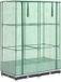 vidaXL Plantenbak verhoogd met kashoes 80x40x123 cm rattanlook