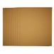 Draper 37778 schuurplaten, 230 x 280 mm, 60 korrel (Pack van 10), geel, één maat