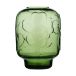 Marimekko Vase en verre Unikko Olive, 18 cm