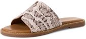 Tamaris - Dames - Muiltjes - Beige - Leer - Maat 41
