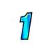 Aantal 4R Quattroerre.it 13271 Racing Nummer 1, blauw
