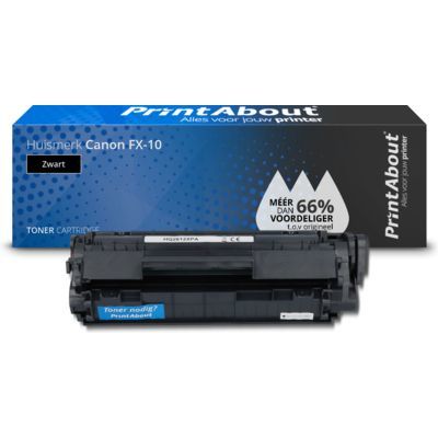 PrintAbout Huismerk Canon FX-10 Toner Zwart