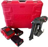 Senco F-18XP accu-spijkermachine met platte kop 18 V 16 - 54 mm (10M2501N) + 2x accu 1,5 Ah + oplader + koffer