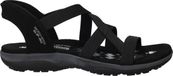 Skechers REGGAE SLIM - STRETCH FLEX Dames Sandalen - Zwart