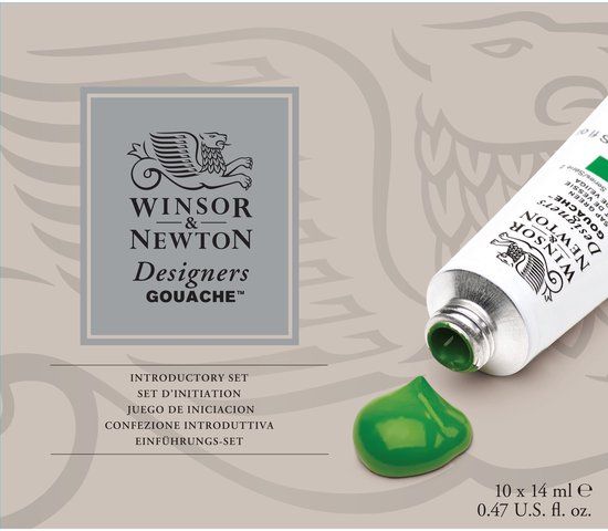 Winsor & Newton Designers Gouache Set Introductie 10x14ml