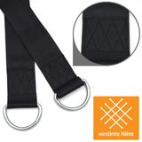AMANKA 150kg Ophangset voor Hangmatten - 300cm Bevestigingsriemen - Zwart