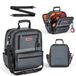VEVOR Sac à outils 33,5x23x39cm, Sac de rangement avec 24 poches intérieures et 10 poches extérieures, Organiseur d'outils en polyester imperméable avec bandoulière et fermeture éclair, Sac à outils pour artisans