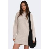 ONLY ONLOLIVIA LS HIGH NECK DRESS CC KNT - Meisjes - Mini jurken - L - Polyester - Acryl - Wol - Humus
