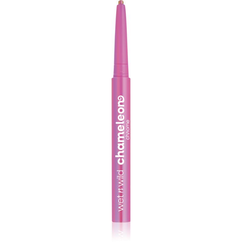 Wet n Wild Chameleon Chrome Retractable Waterproof Eyeliner, Lichtreflecterende Iriserende Pigmenten voor Dynamische Kleurovergang, Vlekbestendig en Langhoudend tot 18 Uur, Planet Disco