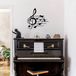 Stijlvol zwart decoratief metalen wandaccessoire, 66 x 70 cm