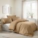 L'essentiel maison Dekbedovertrekset – Brun clair – Coton (Ranforce)