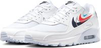 Nike Air Max 90 Sneakers Mannen Maat 40 Wit - Zwart - Rood - Blauw
