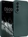 kwmobile metallic telefoonhoesje van TPU - geschikt voor Samsung Galaxy A57 5G - Flexible case voor smartphone - In metallic petrol